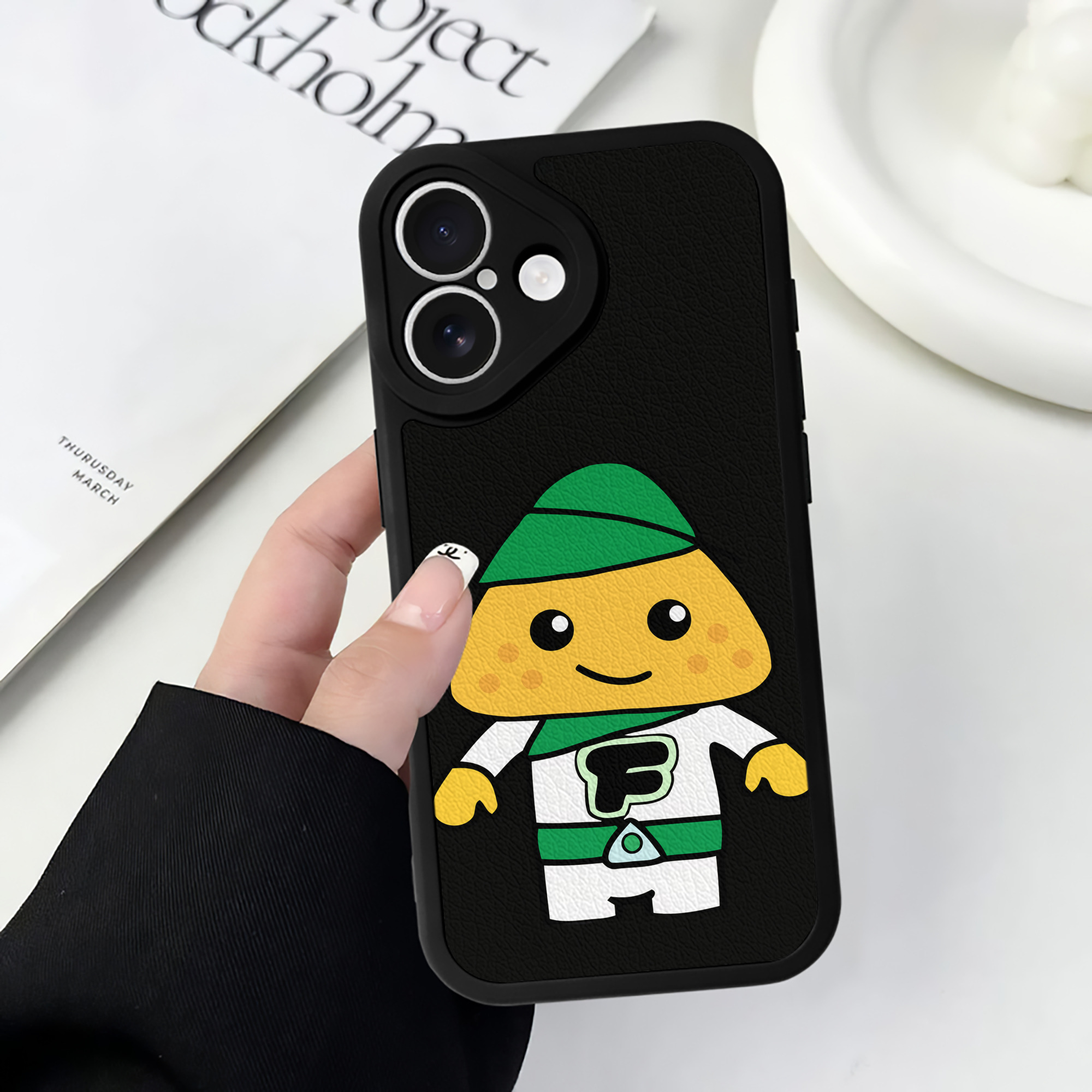 （画像用） アンパンマン Anpanman 【iPhone 16シリーズ対応】シリコンスマホケース（レザー調） 材質：シリコン